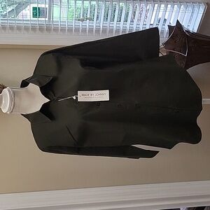 Made by Johnny Designed in California olive green stretch top buttons XXXL NEW…